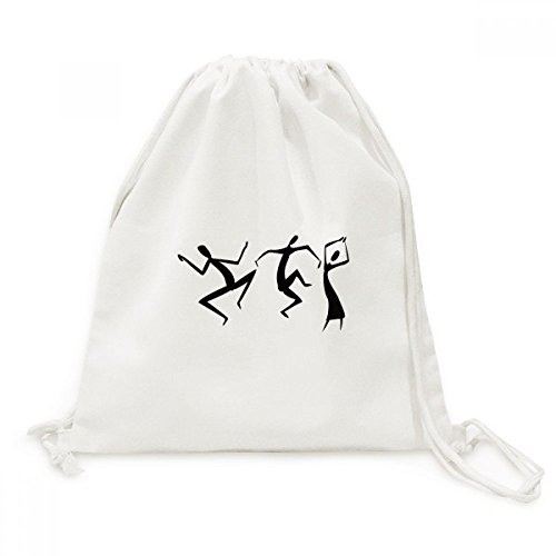 Fresco drôle toile drawstring backpack pour éviter les sacs lourds en voyage