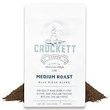 Crockett Medium Roast Ground Coffee – Bold Medium Roast Ground Coffee with Smooth Body, Balanced Flavor & Clean Finish – Perfect for Classic Coffee Drinks, All-Day Energy & Healthy Coffee Habits