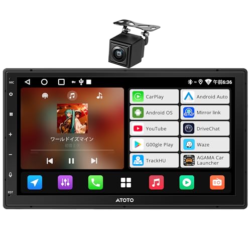 Amazon.co.jp: ATOTO A5L Android 2DIN ディスプレイ オーディオ 7