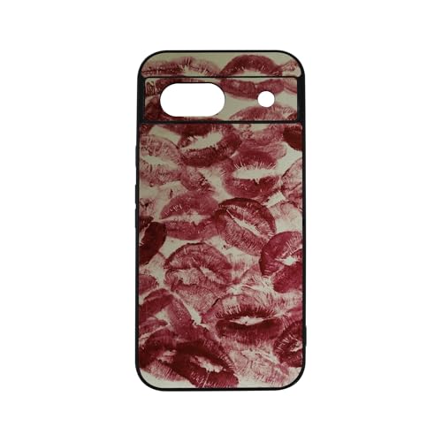 qizjio Lips Phone Case Shockproof Protective Kiss Lipgloss Phone Cover for Google Pixel 8A