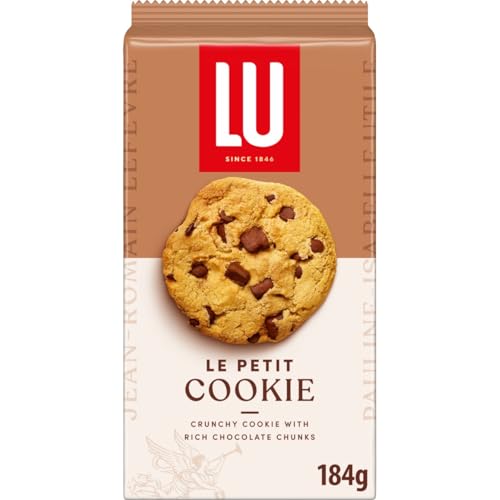 Lu Le Petit Cookie Crunchy Chocolate Chunk Biscuits 184 g (Pack of 1)