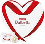 Ferrero Raffaello Herz – Valentinstag-Geschenk für Sie & Ihn – Weiße Mandeln, Kokosnüsse und feine zartschmelzende Creme – Geschenkbox zum Valentinstag, Muttertag & Ostern – 1 Packung à 140 g