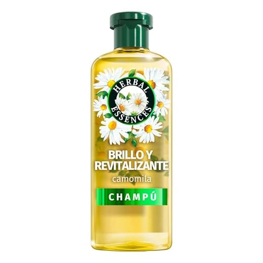Herbal Essences Acondicionador Camomila Brillo & Revitalizante 250ml Aporta Brillo y Suavidad al Pelo Encrespado y Apagado. Con Extracto de Manzanilla