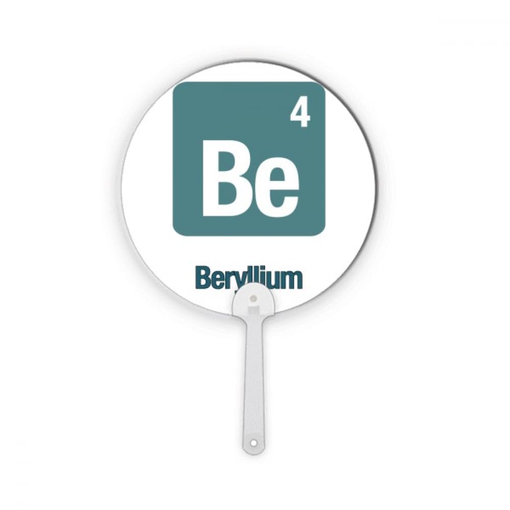 Éventail rond en plastique Béryllium Checal décoration artisanale