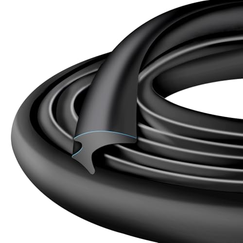 RV Window Seal Rubber Seal Strip Windshield Weather Stripping 1/2 x 1/4 Car Weather Stripping Window Glass Edge Seal for RV Boat Truck (26.25Feet)