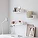 SONGMICS Set de 3 Estantes de Pared, Estantes Flotantes, 30/45/60 cm, Decorativos,...