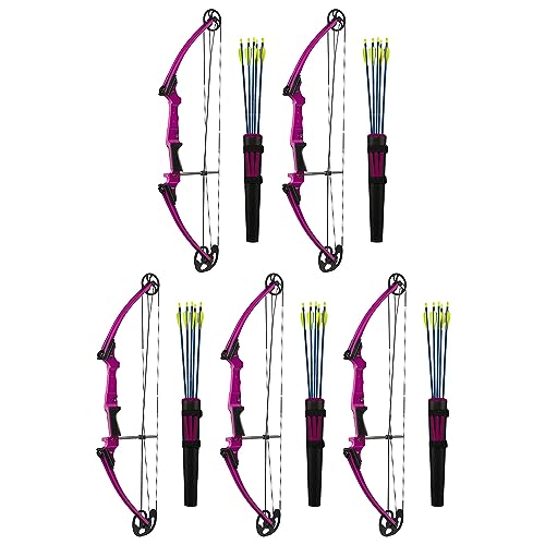 Genesis Archery Compound Bow Archery Kit w/Adjustable Draw Length 15
