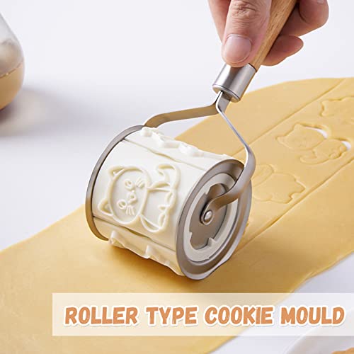 Cookie Cutting Mold Roller Cartoon Animal Stencil, Diy Fun Cookies Silicone Mold Set Crafting Tool Projects, Tool Set For Decorating Food (32Pcs) #TOP4