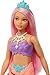Barbie Dreamtopia Mermaid Doll with Curvy Body, Pink Hair, Ombre Tail & Headband Accessory