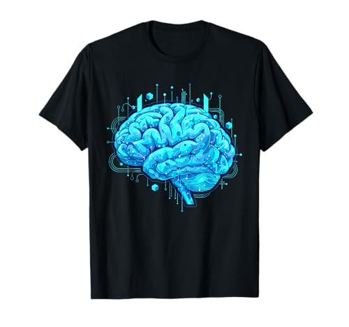 Science Mind Art Futuristic Brain Anatomy T-Shirt