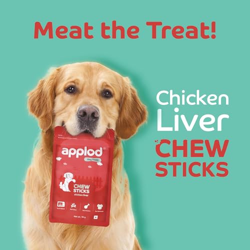 Image of Chicken Liver Chew Sticks for Puppies & Adult Dogs | Soft & Chewy Training Treats for All Breeds | Healthy Easy-to-Chew Dog Snacks | 70g