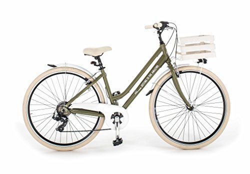 Vélo Milano pour femme, fabriqué en Italie, Via Veneto, femme, verde oasi