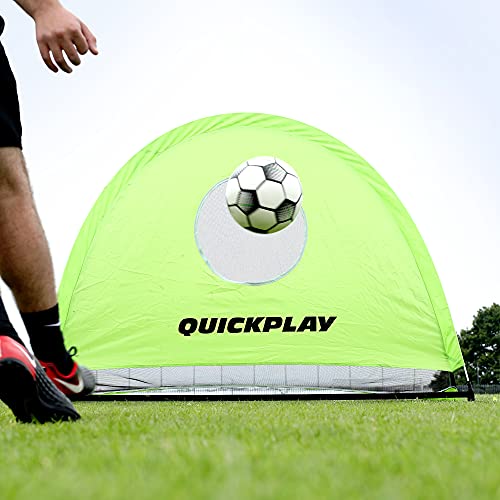 Quickplay Target Pop-Up Soccer Goal [Single Goal] | 2-Sided Pop-Up Goal & Soccer Target Trainer – Available In 3 Sizes #TOP2
