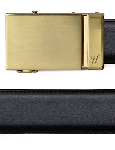 Image of Mission Belt Men's Leather Ratchet Belt, 40mm Metal Collection
