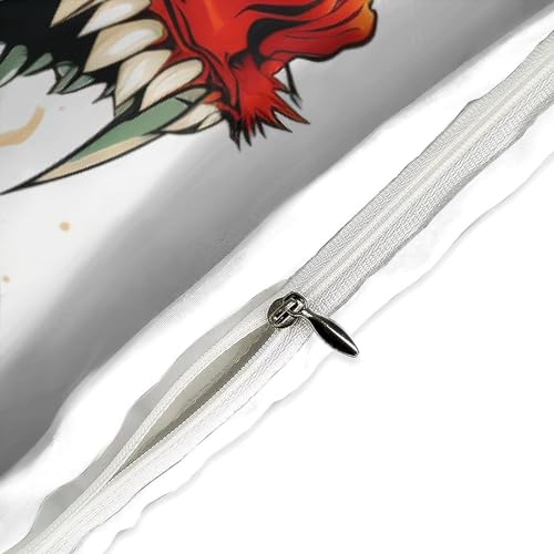 Housse de couette dragon chinois 3D 200x200 cm en microfibre