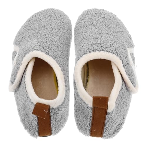 Zapatillas de casa unisex ORFOFE de invierno en coral fleece con suela de goma talla 36-37
