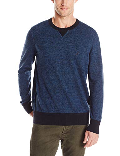 Nautica Men's Twisted Sweatshirt Crewneck Sweater