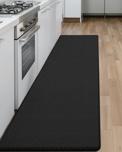 COLOR&GEOMETRY 44x200cm Tapis de Cuisine Lavable, Tapis en Vinyle antidérapant, Tapis Anti Fatigue Confortable pour Dos et Pieds, pour Station Debout Prolongée,...