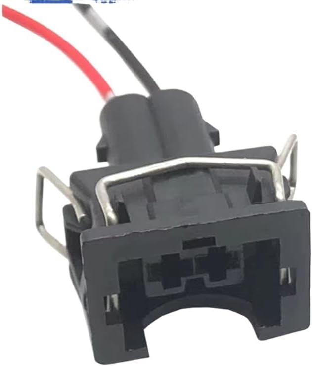 Cars Connectors 2 Pin Female Fuel Injector Nozzle Water Proof Wire Harness Plug Socket Housing for 829441-1 037906240 106462-1 with Wire(2p Female,20 Sets)