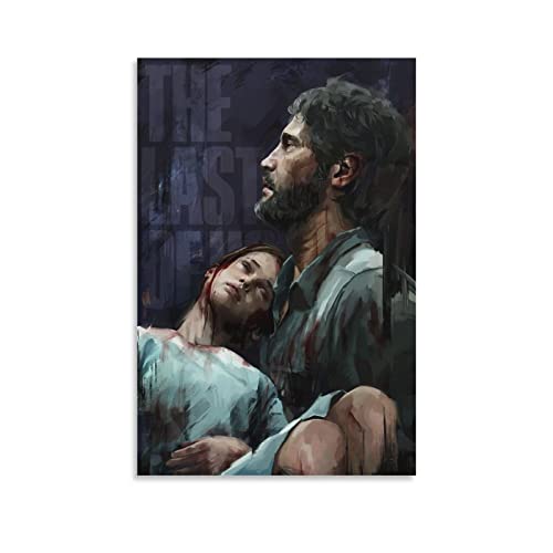 Póster de juego The Last of Us Póster Joel de Joel, pintura decorativa, lienzo para pared, sala de...