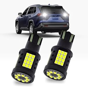 VANSS 912 921 LED Canbus Reverse Backup Light Bulbs Compatible with 2006-2025 Toyota RAV4,Super Bright High Power 6000K White T15 W16W Lamp,Pack of 2