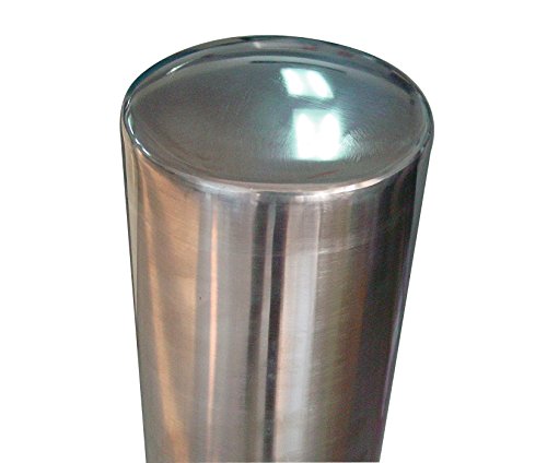 Vestil BOL-SS-42-4.5 Stainless Steel Pipe Safety Bollard, 4-1/2" OD, 42" Height
