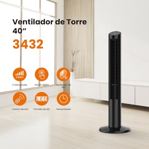 Recopilación de Ventilador de Torre Mytek - 5 favoritos. 8 Imagen adicional