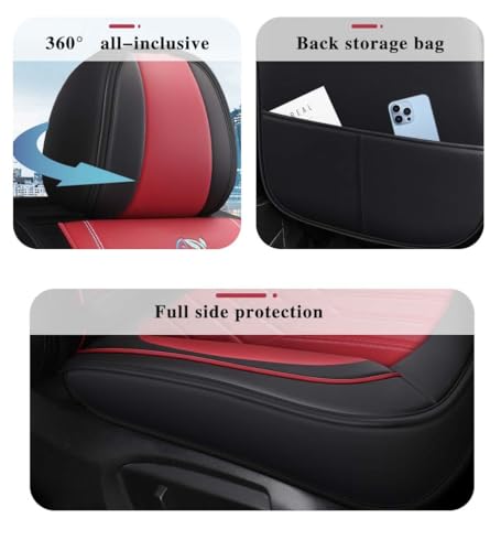 Couvre-coussin de siège auto en cuir rembourré finition luxe pour Jetta