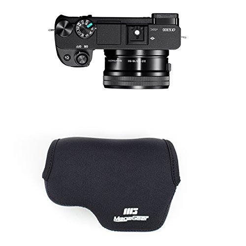 Megagear Mg064 Ultra Light Neoprene Camera Case Compatible With Sony Alpha A6400, A6500, A6300, A6000 (16-50 Mm)-Black (Mg063) #TOP7