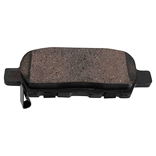 Image of TRQ Performance Rear Brake Pad and Rotor Set Ceramic Vented Coated Rotors