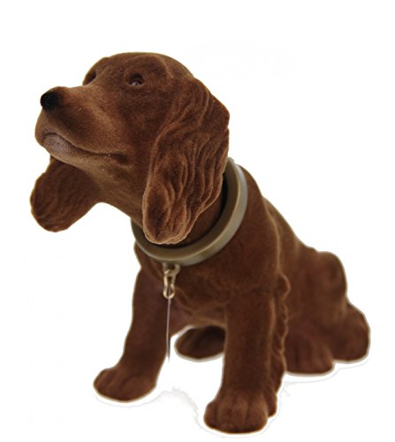 Preisvergleich Produktbild Wackelkopfhund Cocker Spaniel Hund Figur 17 cm Wackeldackel