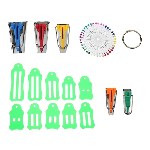 ERINGOGO Fabric Sewing Kit Bias Tape Maker Quilting Tools DIY Quilting Kit Leather Craft Tools