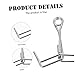 Cabilock 10-Piece Spring Water Tube Clamps Heavy Duty Shut Off Hose Clips for Flow Control Compatible Laboratory and Industrial Applications