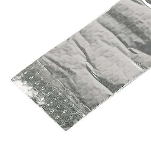 Image of 02-Inch Super Strong Adhesive Waterproof Tape for Permanent Roof Water Leakage Repair, Rubber Foil Seal for Roof Leak, Surface Crack, Window Gap, Boat, Tank (Aluminum Tape - 02 Inch)