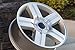 OE Wheels CV84 22 Inch Rims and Tires Fit Tahoe Style 6x139.7 22x9 Gloss Silver Machined - Hollander 5291 - TerraMax RT 285/45-22 (Set of 4)