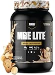 Redcon1 MRE Lite Poudre de protéines - 30 Servants, protéines animales, contient pas de lactosérum, pas de ballonnement, amis des kétos, 2G Sucre, 24G Remplacement de la farine de protéines (pain d'écrou de banane), 1.92lbs