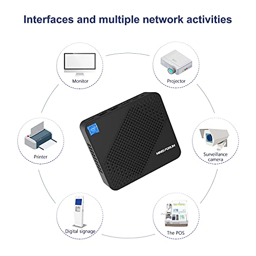 Mini PC Aufrüstbarer 8 GB RAM 256 GB SSD Intel Core i5-5257U-Prozessor (bis zu 3,1 GHz),Desktop-Computer Windows 10 Pro 4K HD mit USB-C/HDMI/Mini-DP-Anschluss, 2 x Ethernet Duales Wi-Fi - Image 4