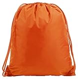 Liberty Bags Large Drawstring Backpack 8882 (OS / Orange) [Apparel]