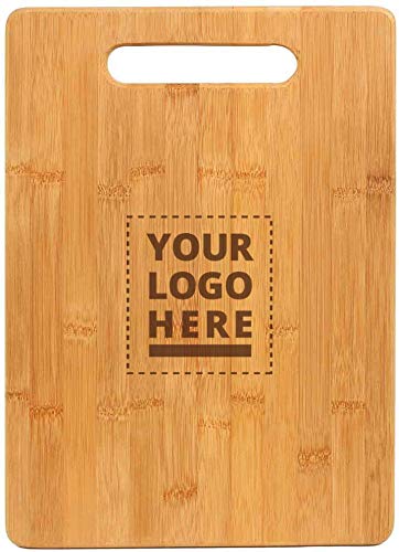 Cutting Board with Custom Logo 13 3/4" x 9 3/4" (Bamboo)