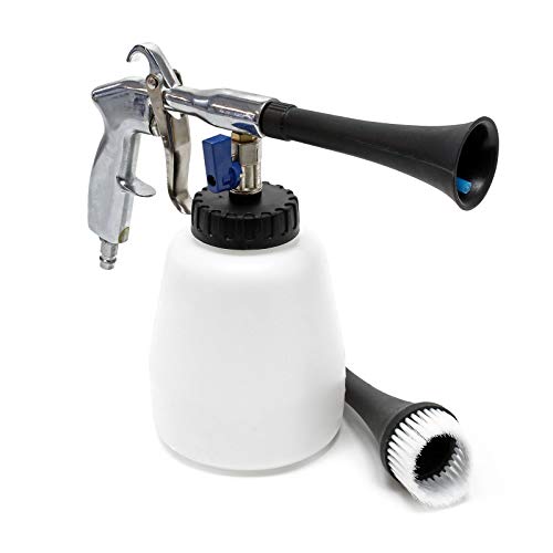 Wiltec Pistolet de nettoyage à air comprimé – Pression 6,3-8 bars – Capacité 1000 ml – Raccord 1/4 – Pneumatique Entretien Haute pression de Véhicule, Paillasson, Tapis