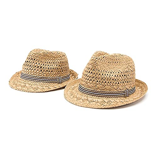 CPYGMXI Fashion 100% Handwork Child Summer Straw Sun Hat Boy Beach Fedora Hat Sunhat Girl Hat Cap4