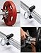 luvilly 1 Inch Barbell Clamps, Dumbbell Spring Clip Circlip Collars Fitness Weightlifting Lock Buckle, Standard Bar Barbell for Strength Training Gym Accessory