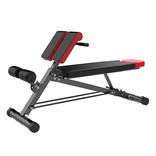 FF Finer Form Multi-Functional Weight Bench for Full All-in-One Body Workout – Adjustable Workout Bench Press for Home Gym, Fitness equipment for Back HyperExtension, Roman Chair Exercise, Sit up