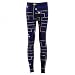 Sunling Women Stretchy Cute Pacman Costume Compression Leggings Pant Tights M