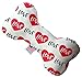 Mirage Pet Product Classic Love 10 inch Canvas Bone Dog Toy