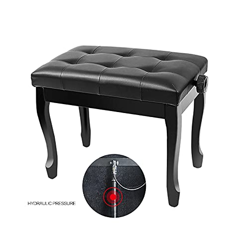 TEmkin Tabouret de Piano Banc de Piano réglable avec Coussin Doux Tabouret de Piano en Similicuir en Bois Banc de Clavier Construction en Bois Dur Massif pour la Pratique du Piano - Les Beatles, Paul McCartney, John Lennon, RIngo Starr, George Harrison TEmkin Tabouret de Piano Banc de Piano réglable avec Coussin Doux Tabouret de Piano en Similicuir en Bois Banc de Clavier Construction en Bois Dur Massif pour la Pratique du Piano – Image 4