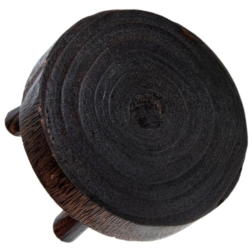 LIFKOME 木製ラウンドプラントスタンド 観葉植物用鉢置き台 多肉植物ディスプレイに 滑らかなエッジで手を保護 室内ガーデンやリビングに