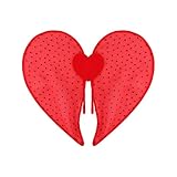 Generisch Disfraz de alas - Forma de corazón sexy y ligera sensación de uso, alas de ángel para adultos, disfraz de San Valentín, accesorios de de San Valentín, sesión de fotos