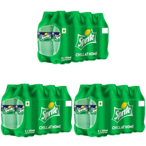 Image of Sprite Lemon-Lime Flavoured Cold Drink | Refreshing Taste | Clear Soft Drink with No Added Colours | Recyclable PET Bottle, 250 ml (Pack of 24)