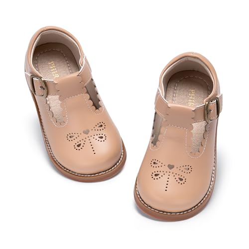 Image of PHIRAMIN Toddler Girl Mary Jane Dress Shoes-Little Girl School Uniform Shoes for Wedding Party